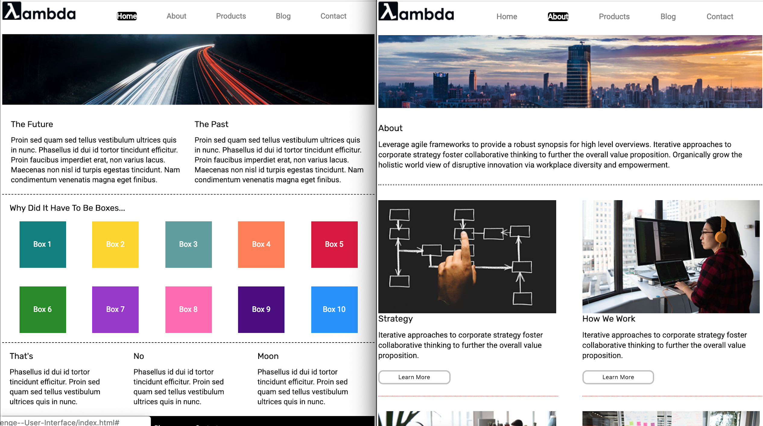 image of webpages